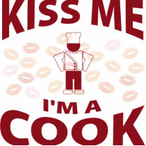 Kiss Me I'm A Cook photo sculptures