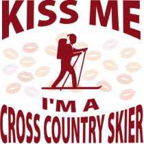 Kiss Me I'm A Cross Country Skier photo sculptures