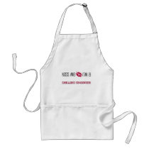Kiss Me I'm a DRILLING ENGINEER aprons by jobshirt Kiss Me I'm a DRILLING ENGINEER aprons