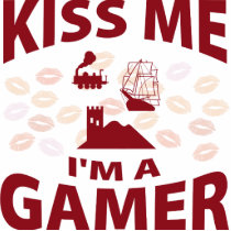 Kiss Me I'm A Gamer photo sculptures