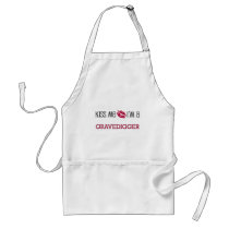Kiss Me I'm a GRAVEDIGGER aprons