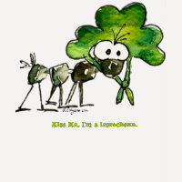 Kiss Me I'm a Leprochaun St. Paddys T Shirts shirt