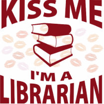 Kiss Me I'm A Librarian photo sculptures