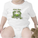Kiss Me Im A Little Irish Baby T-shirt