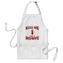 Kiss Me I'm A Midwife aprons