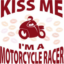 Kiss Me I'm A Motorcycle Racer photo sculptures by 1000suns Kiss Me I'm A Motorcycle Racer photo sculptures