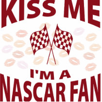 Kiss Me I'm A NASCAR Fan photo sculptures