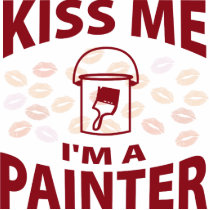 Kiss Me I'm A Painter photo sculptures
