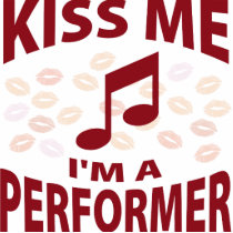 Kiss Me I'm A Performer photo sculptures by 1000suns Kiss Me I'm A Performer photo sculptures