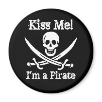Kiss Me! I'm a Pirate magnets by penance76 Kiss Me! I'm a Pirate magnets