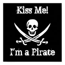 Kiss Me! I'm a Pirate posters