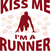 Kiss Me I'm A Runner photo sculptures