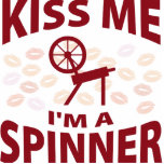 Kiss Me I'm A Spinner Photo Cutout
