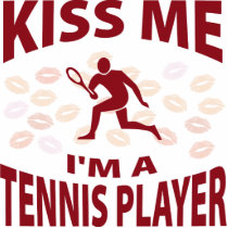 Kiss Me I'm A Tennis Player photo sculptures