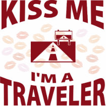 Kiss Me I'm A Traveler photo sculptures