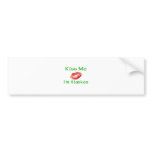 Kiss Me Im Alaskan Bumper Sticker