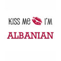 Kiss Me I'm ALBANIAN t-shirts by flagshirt Kiss Me I'm ALBANIAN t-shirts
