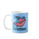 Kiss Me I'm American Products Coffee Mugs