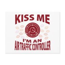 Kiss Me I'm An Air Traffic Controller postcards by 1000suns Kiss Me I'm An Air Traffic Controller postcards