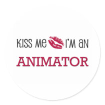 Kiss Me I'm an ANIMATOR stickers