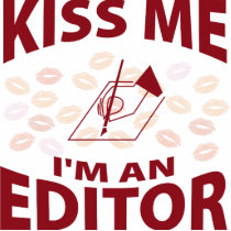 Kiss Me I'm An Editor photo sculptures by 1000suns Kiss Me I'm An Editor photo sculptures