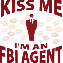 Kiss Me I'm An FBI Agent photo sculptures