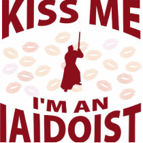 Kiss Me I'm An Iaidoist photo sculptures
