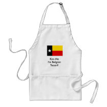 Kiss Me I'm Belgian and Texan! Apron