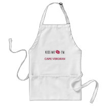Kiss Me I'm CAPE VERDEAN aprons by flagshirt Kiss Me I'm CAPE VERDEAN aprons