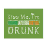 Kiss me I'm Drunk Postcards