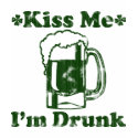 Kiss Me I'm Drunk t-shirts