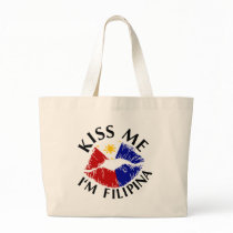 Kiss Me I'm Filipina bags