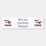 Kiss me I'm Finnish Bumper Sticker