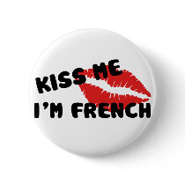 Kiss Me I'm French buttons