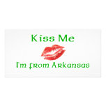 Kiss Me I'm from Arkansas Photo Cards