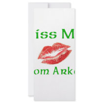 Kiss Me I'm from Arkansas Customized Rack Card
