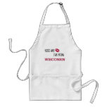 Kiss Me I'm From WISCONSIN Apron