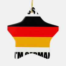 Kiss Me I'm German Ornament