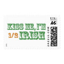 Kiss Me I'm Half Irish postage by worldsfair Kiss Me I'm Half Irish postage