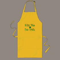 Kiss Me I'm Irish aprons