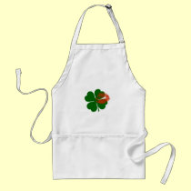 Kiss Me - I'm Irish! aprons