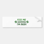 Kiss Me, I'm Irish bumper stickers