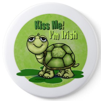 Kiss me I'm Irish button