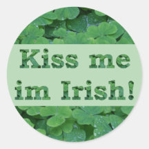 Kiss me im Irish Collection Stickers