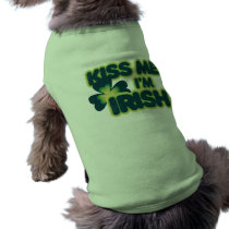 Kiss me I'm Irish Dog T-shirt