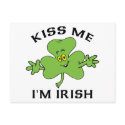 Kiss Me I'm Irish Gift postcards by Funny_Irish_TShirts Kiss Me I'm Irish Gift postcards