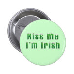 Kiss Me, I'm Irish - Green Beer Buttons