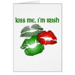Kiss Me, I'm Irish Greeting Cards