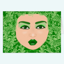 Kiss Me I'm Irish - Happy St. Patrick's Day Card cards