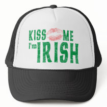 Kiss Me I'm Irish Trucker Hat